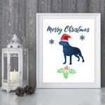 Rottweiler-christmas-art-decor