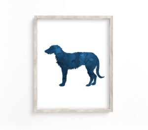 deerhound-art-print-blue