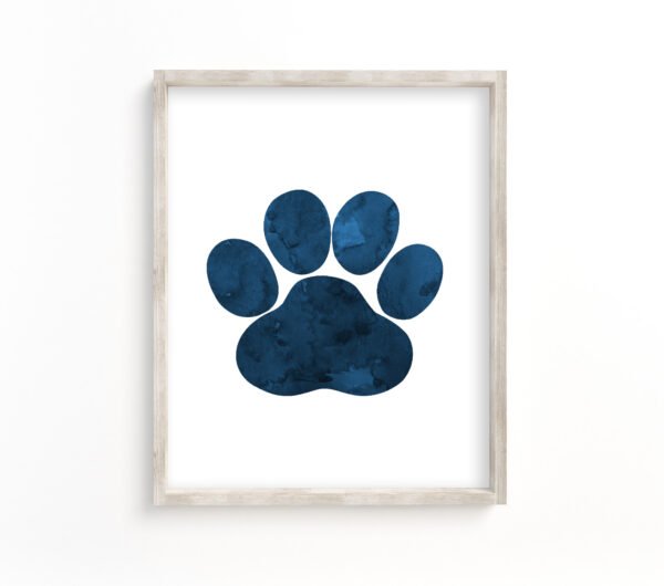 dog-paw-blue-art