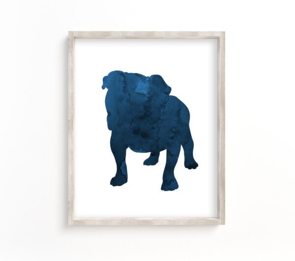 english-bulldog-art-blue
