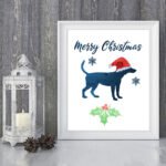 foxhound-christmas-art-decor