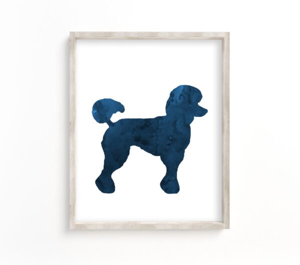 poodle-wall-art-print-blue