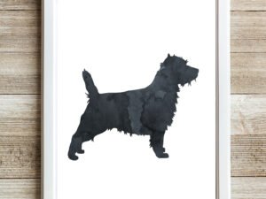 Black Cairn Terrier Art Print