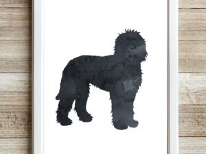 Black Goldendoodle Wall Decor