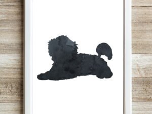 Black Poodle Wall Decor