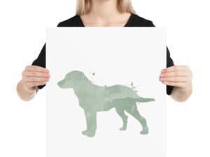 chesapeake-bay-retriever-art-print-green-chessie-dog