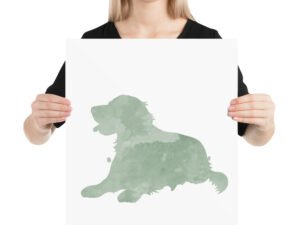 Green-Golden-Retriever-Wall-Art