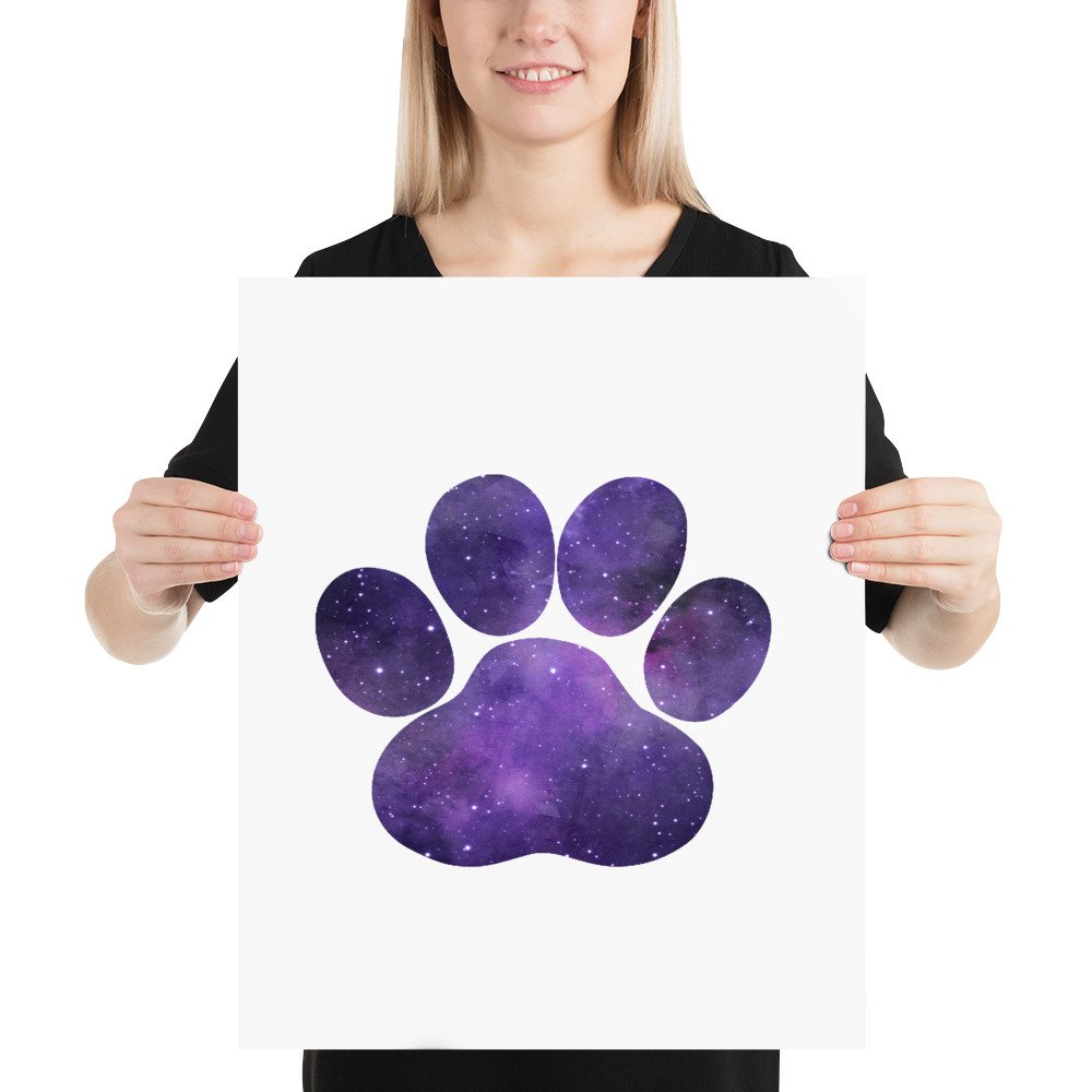 purple-dog-paw-print-wall-art-minimalist-dog-art