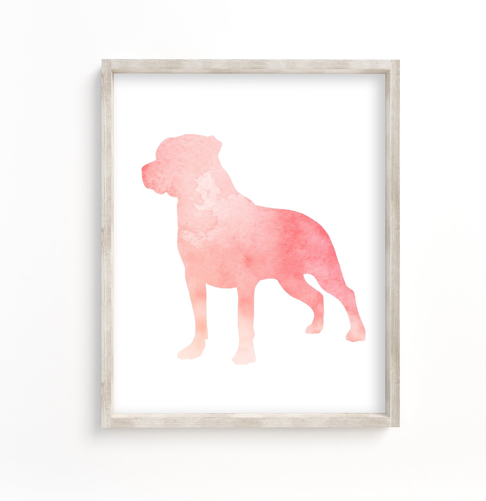 DPHGQGK Poster Latta Vintage Con Rottweiler, Targa In Metallo 20,3x30,5 Cm, Decorazione Murale Per Casa, Bar, Caffetteria, Regalo Per Amanti Dei Cani
