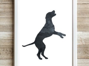 Watercolor Dalmatian Wall Art Print